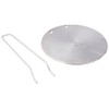 Steel Induction Plate with Aluminium Inside with 1 Removable Handle