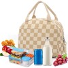 Lunch Bags for Women, Cute Stawberry Corduroy Lunch Bag, Insulated