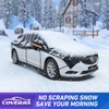 Half Car Cover SUV for Snow, Heavy Duty Roof Cover