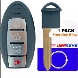 USAKEYS For  2013-2019 NISSAN VERSA SENTRA SMART KEY KEYLESS REMOTE ENTRY FOB CWTWB1U840