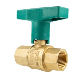 Plain Water 1/2 Inch – DN 15 Water Ball Valve with ISO T-Shaped Handle Female Thread x Female Thread