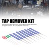 12PCS Tap Extractor Spring Steel Tap Remover Tool Kit Stripped