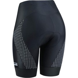 Souke Sports Womens Cycling Shorts 4D Padded Biking Bicycle Bike Half Pants with Wide Waistband