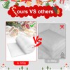 KAMEUN Artificial Snow Roll, Christmas Fake Snow Blanket Soft Large