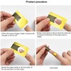 CHUANGOU 500 pieces nail stencils, extension golden stencils, for nail
