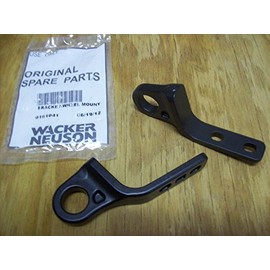Wacker WP1550 / WP1540 Plate Compactor Tamper Wheel Kit Bracket Pair 0161041