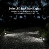 VISFLAIR 2 Pack Solar Rock Lights, Outdoor Decorative Garden Spotlights