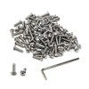 iexcell 100 Pcs #4-40 x 3/8" Stainless Steel 304 Hex