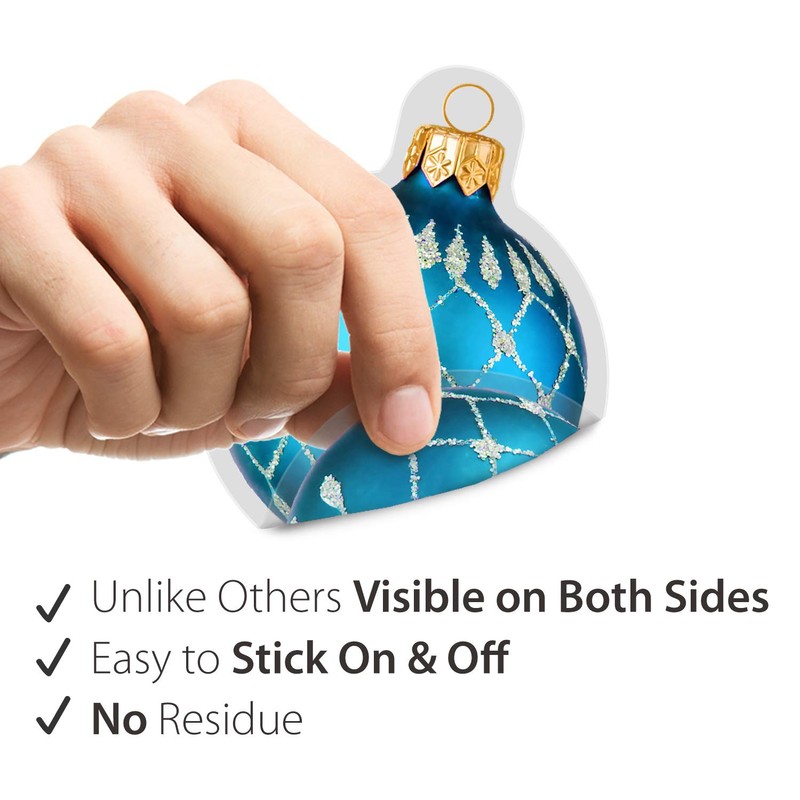 Christmas Stained Merry Christmas Bauble Snowflake Window Stickers Cling (Merry