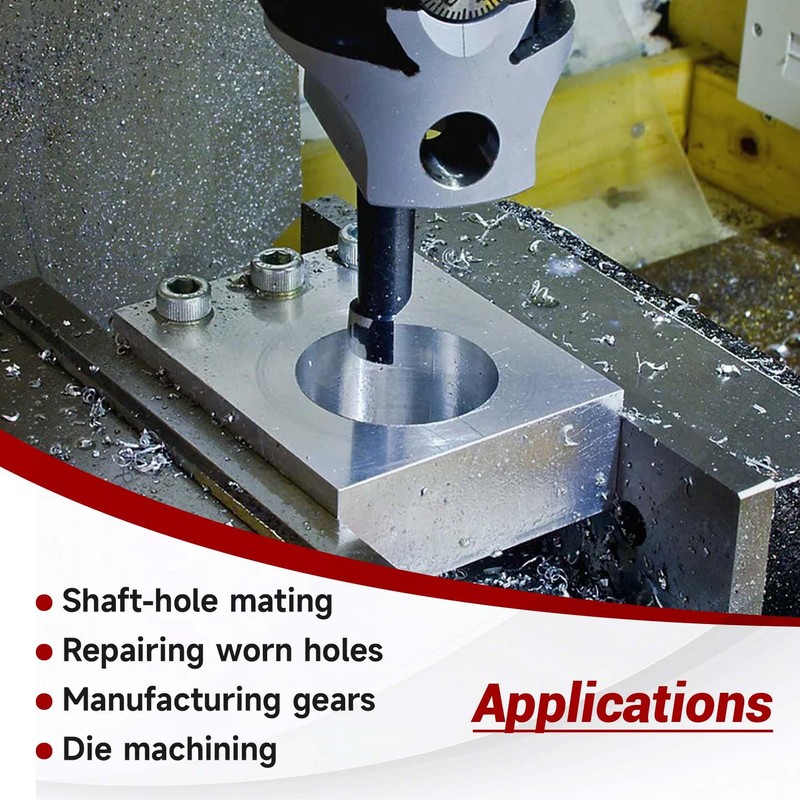 findmall 12Pcs 3 Inch Boring Head R8 Shank 3/4 Inch