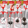 60cm Flexible Drain Snake with 4-Claw Grabber – Spring-Loaded Pipe