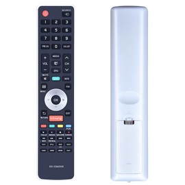 ER-33903HS Ersatz-TV-Fernbedienung für Hisense Fernseher kompatibel mit LHD32K20DWEU LHD32K160WSEU LHD32K20DW LTDN39K360WSGEU LTDN40K366WCEU LTDN50K160WSGEU LTDN50K366WCEU LTDN55K600XWSEU3D