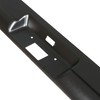 munirater Black Car Rear Bumper Steel Roll Pan with License