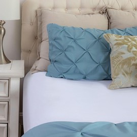 Bed Bunny Queen Locking Fitted Bed Sheet Set, Stays On & Won’t Slip Off, Built-in StayFit Compression System Hugs Mattresses, AS-SEEN-ON-TV, Wrinkle & Stain Resistant CopperSoft™ Fabric (White)
