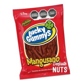 Gomitas Enchiladas Mangusano 1kg Lucky Gummys Dulces Mango