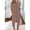 Fixmatti Women Casual 2 Piece Outfit Long Pant Set Sweatsuits
