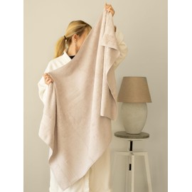 Viva Maison Premium Quality 6-Piece 100% Turkish Cotton Towels Set for Bathroom, Made in Turkiye Turkish Towel Sets: 2 Bath Towels, 2 Hand Towels, 2 Wash Cloths (Light Beige, 6-Piece Towel Set)