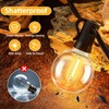100FT G40 LED Outdoor String Lights with 50 Shatterproof Bulbs