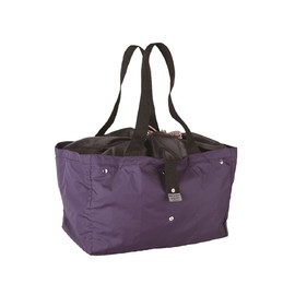 Letsup 496220 Shopping Bag, Cold/Heat Retention, Eco Bag, Foldable, Equipe, Navy, Width 16.9 x Depth 12.2 x Height 10.2 inches (43 x 31 x 2