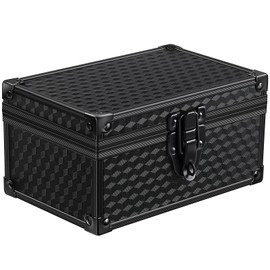 Vinanker Faraday Box for Car Keys, Black Rhombus, Large Size