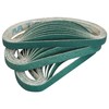 30 Pack 3/8 x 13 Inch Ceramic Alumina Sanding Belts,