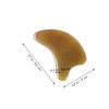 Healeved Natural Ox Horn Face Neck Massager Traditional Gua Sha