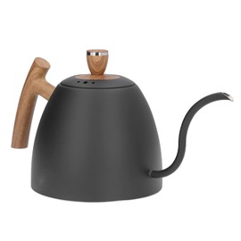 Qukaim Pour Over Coffee Kettle, 800ml, Ergonomic Handle, Stainless Steel Coffee Kettle, Anti Gooseneck Spout, Ideal for Pouring Coffee and Tea, Silver