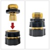 FECOVANTI 3/4 Inch Garden Hose Quick Connector Fittings-Male and Female