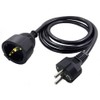 Toptekits CEE7/7 European Schuko Male to Female Extension Power Cords,