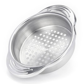 Wish Tuna Strainer, Tuna Press Can Colander Food-Grade Stainless Steel Canning Colander