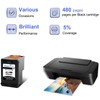 SuperInk 5 Pack Remanufactured CH563W 61 61XL Black Ink Cartridge