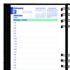 Blueline 2023 CoilPro Daily Planner, Appointment Book, 12 Months, January