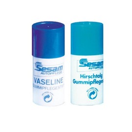 Set of 2 x Sesame Rubber Care Rubber Care Solution Car Care Kit – Door Rubber Care, Deer Tallow & Vaseline Pen, 25 ml