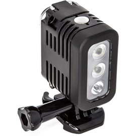 Ultimaxx’s Professional Wide-Angle, Multi-Purpose, Super Strong Illumination 40M Underwater LED Light for GoPro Hero 5/6/7/8/9/10/12 & 13 MAX 360, DJI Osmo Action Cameras with Rechargeable Battery