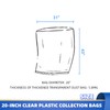 QKWL Dust Collector Replacement bag Upgraded Heavy Duty Clear Dust