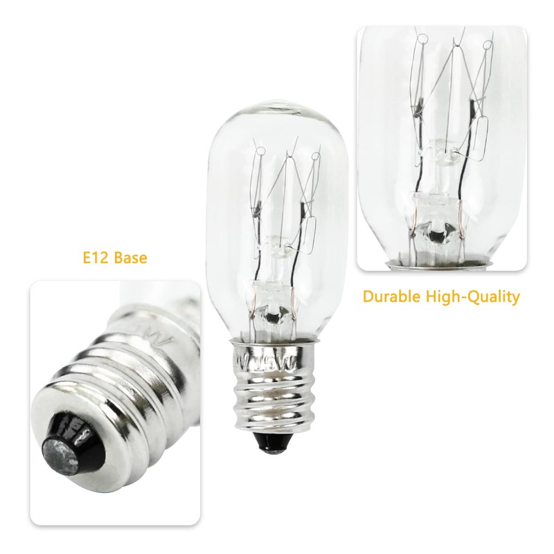 WE4M305 Dryer Replacement Bulbs Fits for GE/General Electric -120V 15W,
