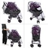 Ejoyous Stroller Rain Cover, PVC Universal Waterproof Baby Stroller Rain