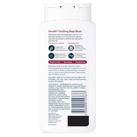 CeraVe Eczema Body Wash | 10 Ounce | Dry Skin Relief & Eczema Treatment Shower Gel for Itchy Skin | Fragrance Free