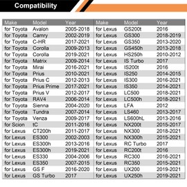 Woodzdon 25 Pcs Front Bumper Cover Nylon Nut Splash Shield Under Cover Grommet M5.5 Screw 90189-06193 for Toyota Camry Corolla Avalon Sienna Tundra Prius for Lexus ES GS Bumper Support Screw Grommet