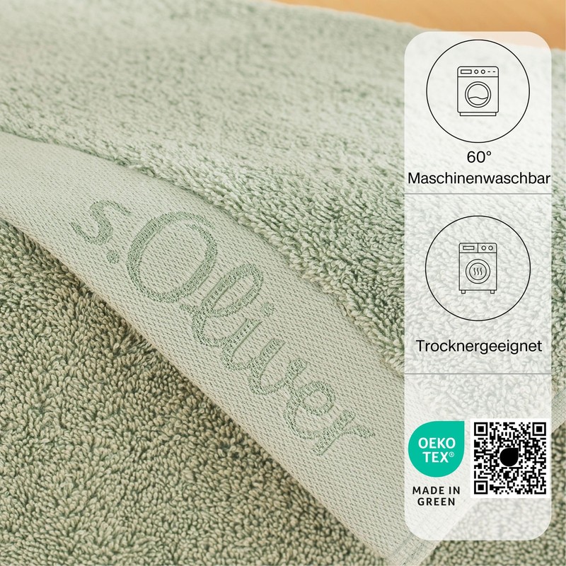 s.Oliver Hand Towel 50 x 100 cm, 100% Cotton, 600
