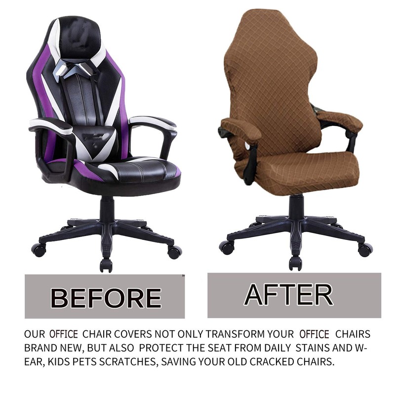 Deisy Dee NO Chair .ONLY Gaming Chair Covers,Gaming Slipcovers Stretchy