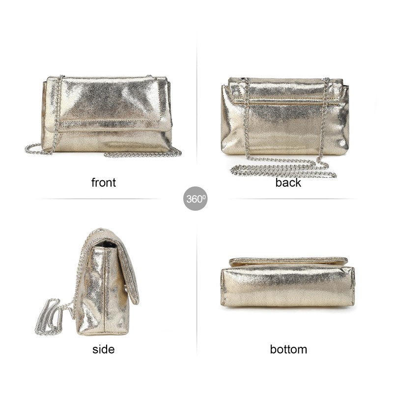 VNFIOEI Small Clutch Bag with Chain, Fashionable Shoulder Bag, Elegant