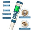 GISNPA PH Meter, Digital 4-in-1 PH ORP H2 Temp Meter