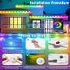 Permanent Outdoor Lights,100ft RGB + IC Smart LED Eaves Lights