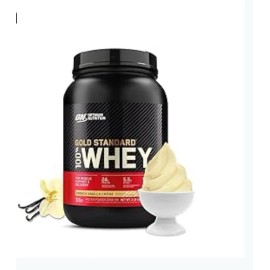 Optimum Nutrition 2730231 Gold Standard 2lbs. Whey Vanilla Crème Protein Powder