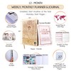 Life Planner - Undated Deluxe Weekly, Monthly Planner, a 12