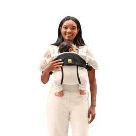LÍLLÉbaby Complete All Seasons Ergonomic 6-in-1 Baby Carrier Newborn to Toddler - with Lumbar Support - for Children 7-45 Pounds - 360 Degree Baby Wearing - Inward & Outward Facing - Moonbeam