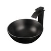 KECTIAKL Bathroom Vessel Sink 13 Inch Black Ceramic Sink with