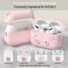 for Airpod 3rd Generation Case Cute with Magnetic Anti-Lost Straps