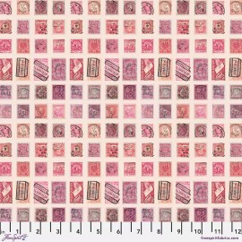 Free Spirit Fabrics Tim Holtz Fabric - Palette PINK Fat Quarters Bundle of 10, Single Purchase